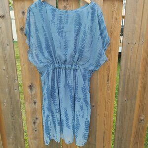 BEAUTIFUL Shibori tie dye Summer Dress Woman's Size 14 Jolie BNWT